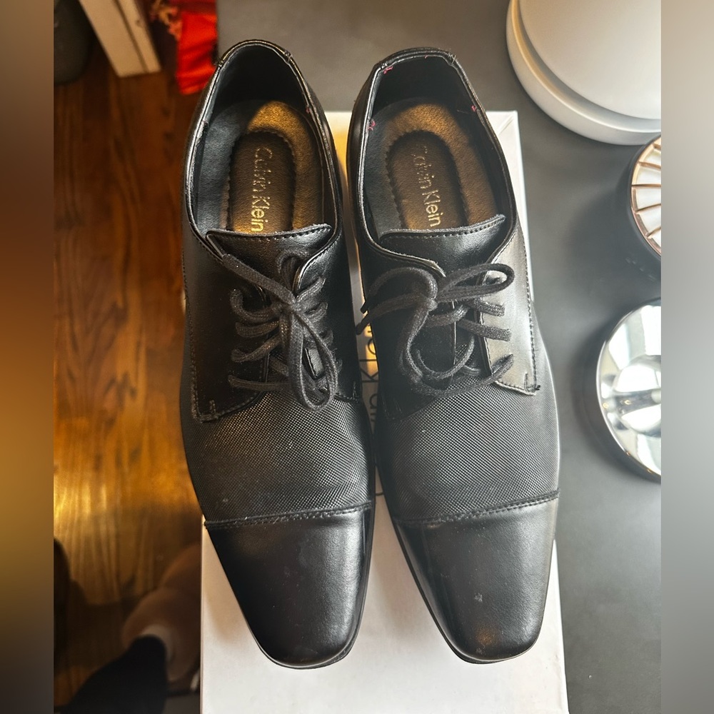 Calvin Klein men’s dress shoes, worn once.